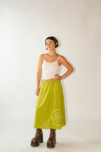 willow midi length slip skirt