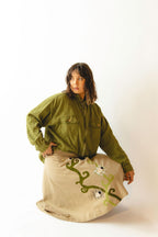secret garden upcycled skirt