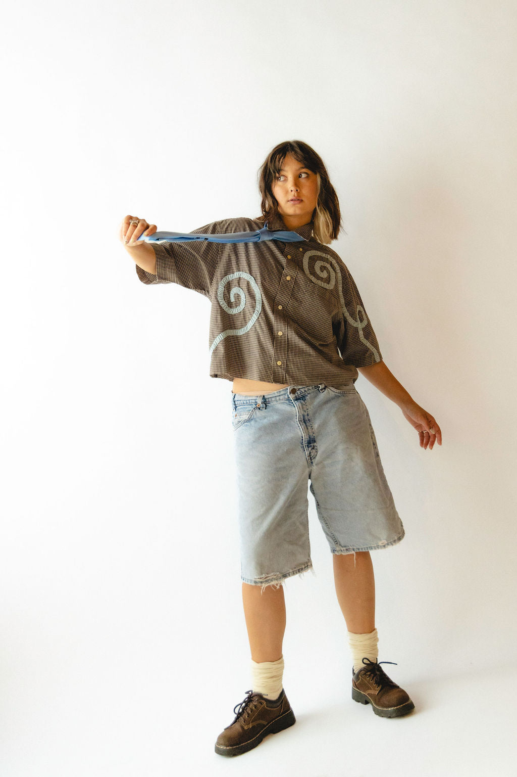 benny spiral button-up shirt