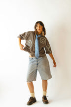 benny spiral button-up shirt
