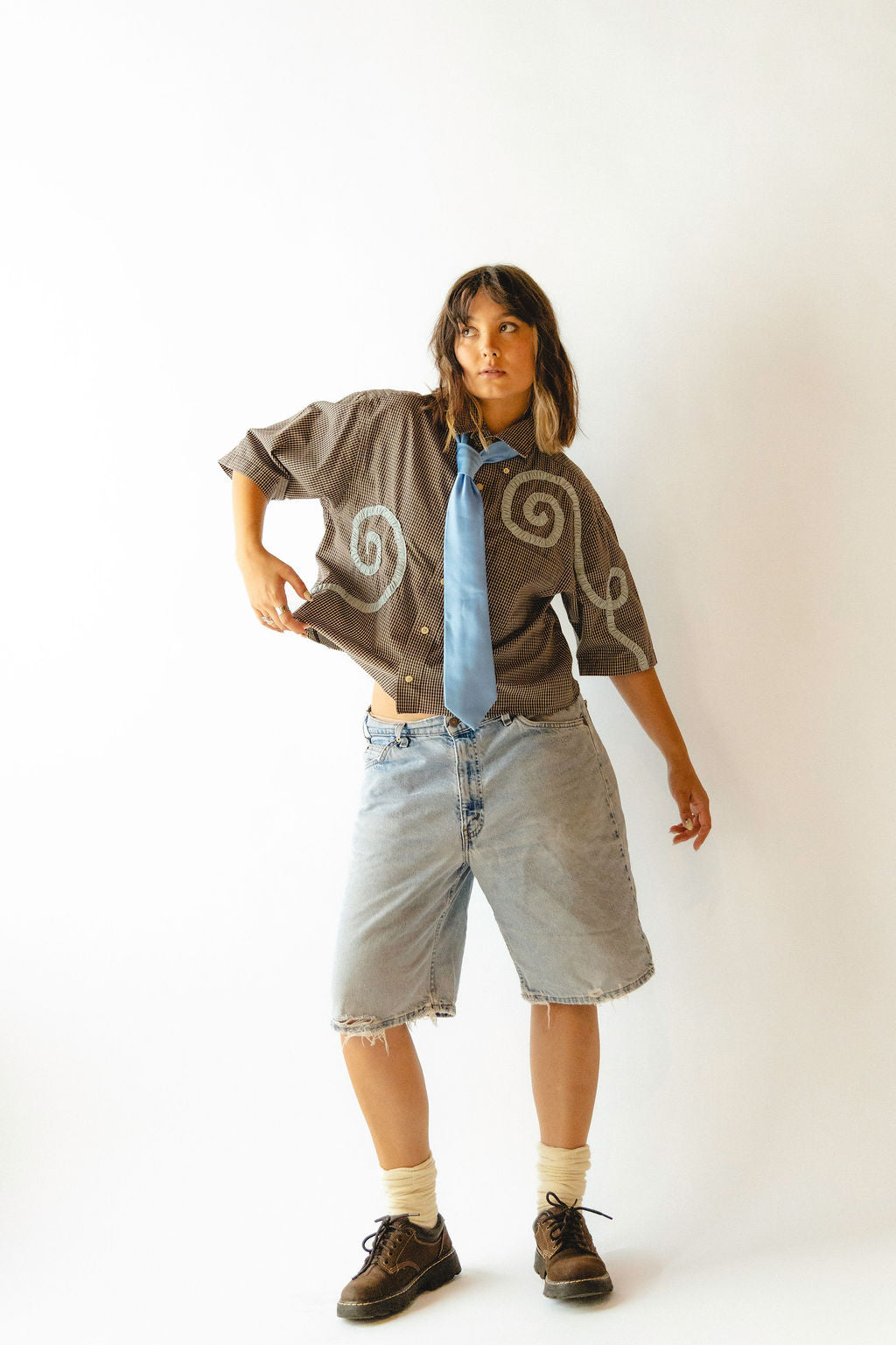 benny spiral button-up shirt