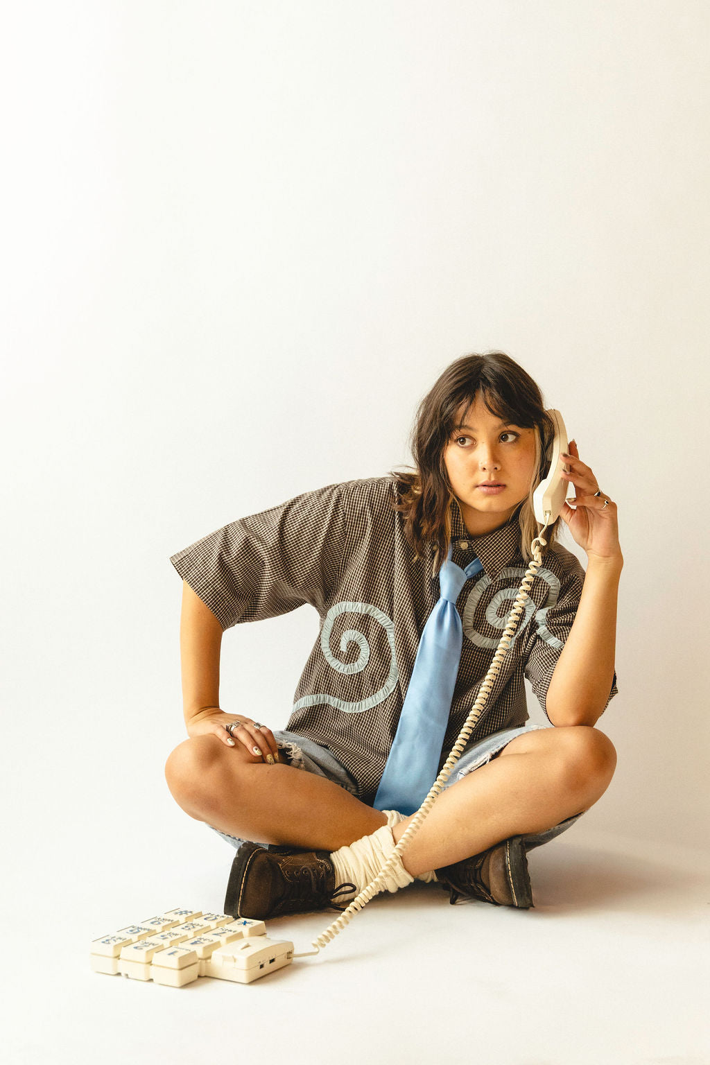 benny spiral button-up shirt