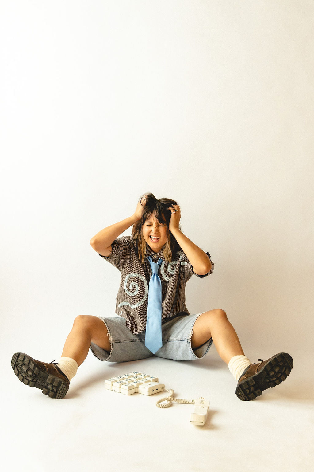 benny spiral button-up shirt
