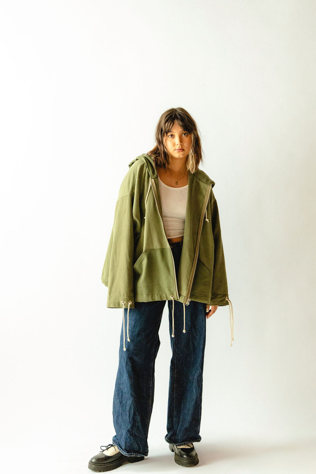 doom military laundry bag jacket