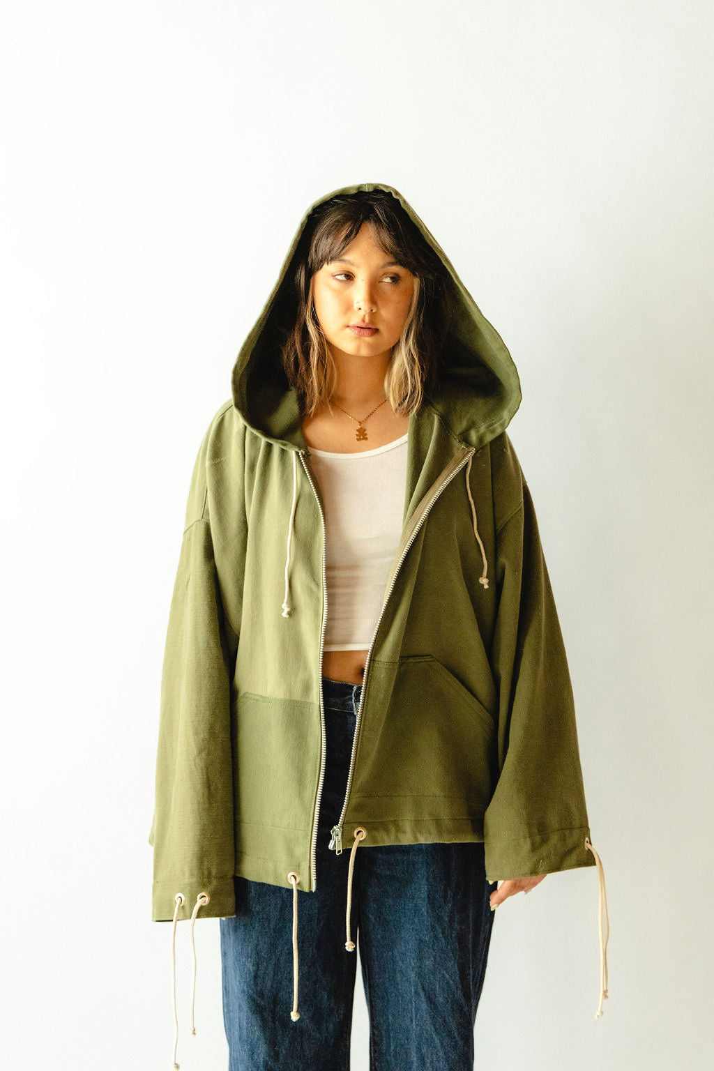 doom military laundry bag jacket