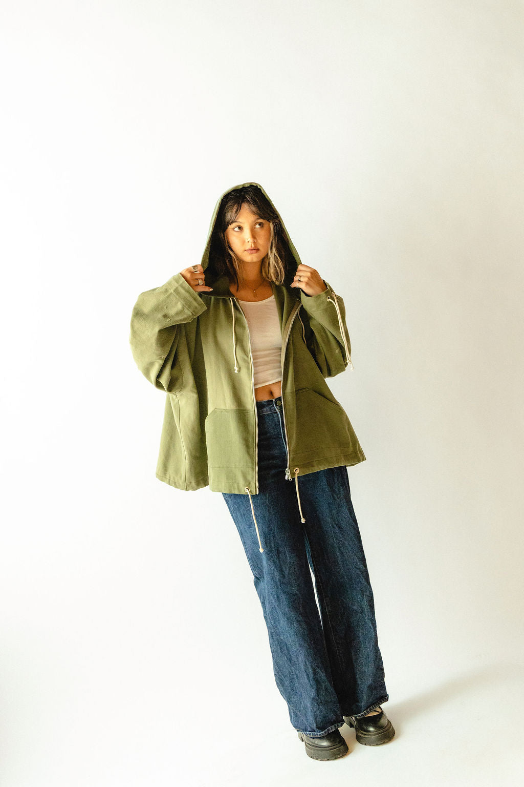 doom military laundry bag jacket