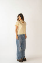 lillia keyhole button-up shirt