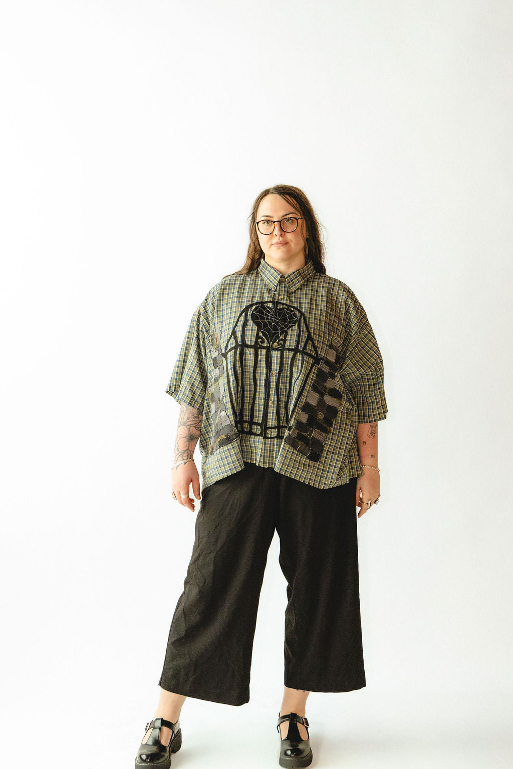 eternal graveyard button-up shirt