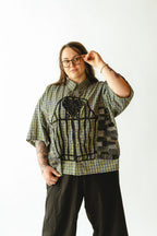 eternal graveyard button-up shirt