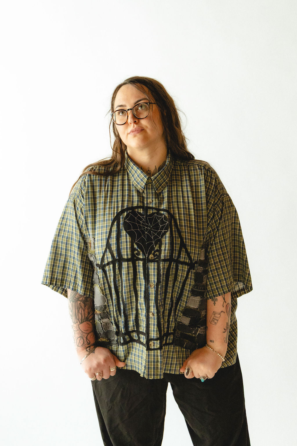 eternal graveyard button-up shirt